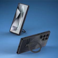 Заредете изображение във визуализатора на галерията – Dux Ducis Aimo Mag armored MagSafe case for Samsung Galaxy S24 Ultra - black

