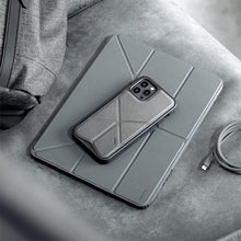 Заредете изображение във визуализатора на галерията – UNIQ etui Moven iPad 10.2" (2021/2020/2019) bordowy/burgundy
