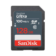 Заредете изображение във визуализатора на галерията – SANDISK ULTRA SDXC Memory SD Card - 128GB 100MB/s Class 10
