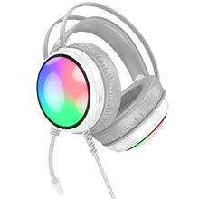 Заредете изображение във визуализатора на галерията – Borofone Headphones BO108 Flame gaming with microphone white

