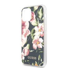 Заредете изображение във визуализатора на галерията – Guess GUHCN65IMLFL03 iPhone 11 Pro Max granatowy/navy N°3 Flower Collection
