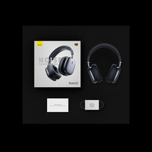 Заредете изображение във визуализатора на галерията – Baseus Bowie H2 ANC wireless on-ear headphones - gray
