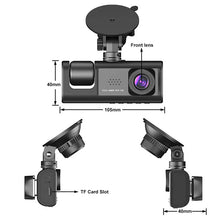 Заредете изображение във визуализатора на галерията – Car Dash Cam DVR-06 2,0 inches + rear camera
