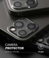Заредете изображение във визуализатора на галерията – Ringke Camera Protector Glass Full Camera Tempered Glass Camera Lens for iPhone 12 transparent (C1G014)
