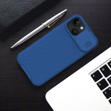 Заредете изображение във визуализатора на галерията – Nillkin CamShield Pro PC+TPU Case for Iphone 15 blue
