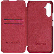 Заредете изображение във визуализатора на галерията – Nillkin Qin Leather Flip Wallet Case for Samsung Galaxy A34 5G | Red
