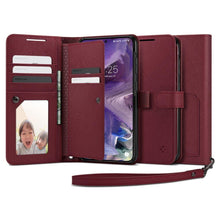 Заредете изображение във визуализатора на галерията – Spigen WALLET "S" PLUS GALAXY S23 BURGUNDY
