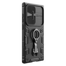 Заредете изображение във визуализатора на галерията – Nillkin CamShield Armor Pro Magnetic Case for Samsung Galaxy S23 Ultra Magnetic MagSafe Cover with Camera Cover Black
