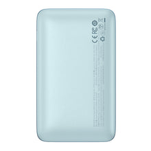 Заредете изображение във визуализатора на галерията – Baseus Baseus Pro 20000mAh 22.5W Blue Powerbank with USB Type A - USB Type C 3A 0.3m cable (PPBD040303)
