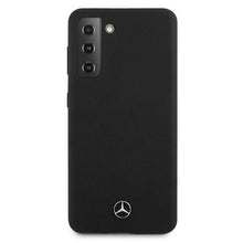 Заредете изображение във визуализатора на галерията – Original faceplate case MERCEDES MEHCS21SSILBK for SAMSUNG S21 (Silicone Line / black)
