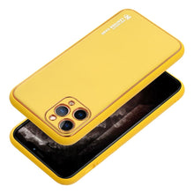 Заредете изображение във визуализатора на галерията – LEATHER Case for IPHONE 15 PRO yellow
