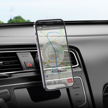 Заредете изображение във визуализатора на галерията – Borofone Car holder BH90 Ring magnetic to air vent black
