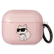Заредете изображение във визуализатора на галерията – Karl Lagerfeld KLA3HNCHTCP Airpods 3 cover pink/pink Ikonik Choupette
