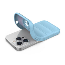 Заредете изображение във визуализатора на галерията – Magic Shield Case case for iPhone 14 Pro flexible armored case light blue
