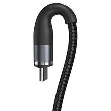 Заредете изображение във визуализатора на галерията – Baseus Zinc magnetic USB cable - USB Type C (charging 3 A / data 480 Mbps) Quick Charge AFC 1 m black
