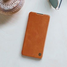 Заредете изображение във визуализатора на галерията – Nillkin Qin Leather Flip Wallet Case for Samsung Galaxy A34 5G | Brown
