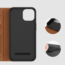 Заредете изображение във визуализатора на галерията – Dux Ducis Skin X2 case for iPhone 14 case with magnetic flap brown
