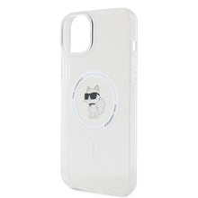 Заредете изображение във визуализатора на галерията – Karl Lagerfeld IML Choupette MagSafe case for iPhone 15 Plus - transparent
