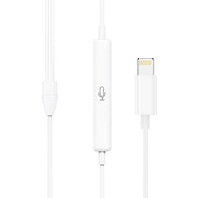 Заредете изображение във визуализатора на галерията – HOCO earphones wired oryginal series for Apple iPhone Lightning 8-pin M80 (20 pcs/set)
