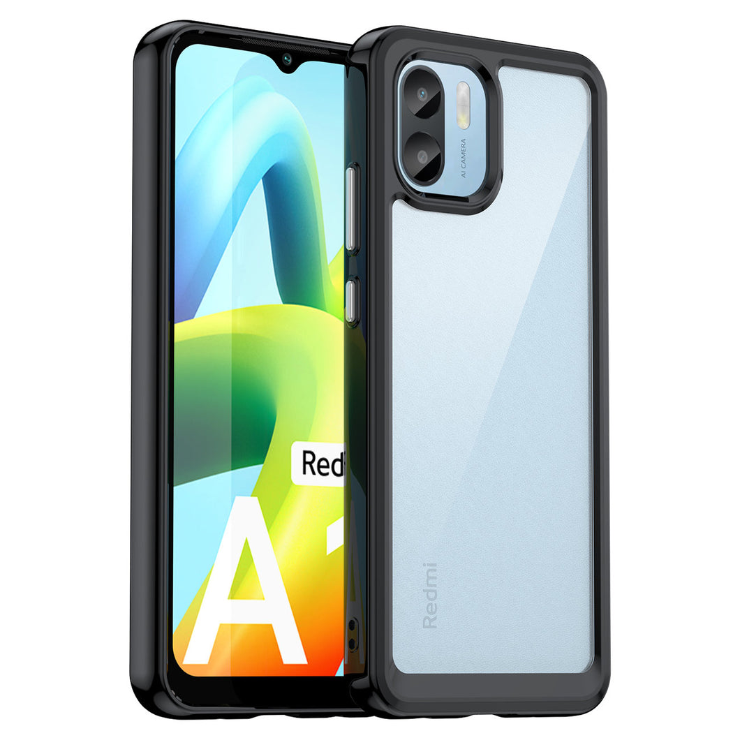 Outer Space Case for Xiaomi Redmi A1 cover with a flexible frame black