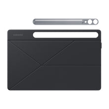 Заредете изображение във визуализатора на галерията – Flip case with stand for Samsung Galaxy Tab S9+ Smart Book Cover - white
