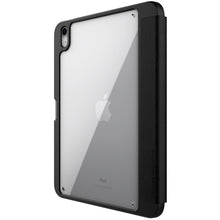Заредете изображение във визуализатора на галерията – Nillkin Bevel Leather Case for iPad 10.9'' 2022 (10 gen.) smart cover cover with flip stand black
