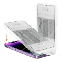 Заредете изображение във визуализатора на галерията – Tempered Glass Full Glue Easy-Stick Box for IPHONE 11 BLACK
