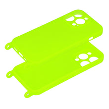 Заредете изображение във визуализатора на галерията – Strap Silicone Case for Iphone 11 design 2 lime
