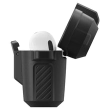 Заредете изображение във визуализатора на галерията – Spigen lock fit case for aurpods pro 1 / 2 matte black - TopMag
