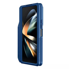 Заредете изображение във визуализатора на галерията – Nillkin CamShield Fold Case for Samsung Galaxy Z Fold 5 5G blue (pen holder)
