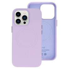 Заредете изображение във визуализатора на галерията – MagSafe Leather Case Iphone 13 Violet
