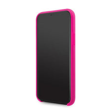Заредете изображение във визуализатора на галерията – Guess GUHCN58LS4GFU iPhone 11 Pro fuksja/fuchsia hard case Silicone 4G Tone On Tone
