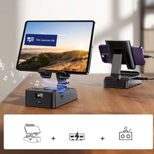 Заредете изображение във визуализатора на галерията – Joyroom JR-MH01 wireless speaker with phone or tablet holder - black
