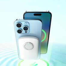 Заредете изображение във визуализатора на галерията – Joyroom inductive power bank 6000mAh with ring and stand up to 20W white (JR-W030)
