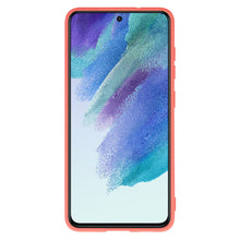Заредете изображение във визуализатора на галерията – Vennus Silicone Heart Case for Samsung Galaxy S21 FE design 1 coral
