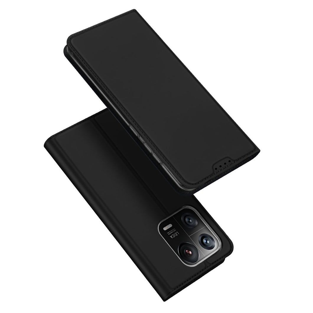 Dux Ducis Skin Pro case Xiaomi 13 Pro cover with flip card wallet stand black