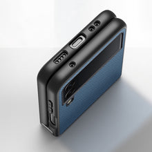 Заредете изображение във визуализатора на галерията – Dux Ducis Fino case is made of nylon material for Samsung Galaxy Z Flip4 black
