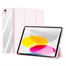 Заредете изображение във визуализатора на галерията – Dux Ducis Copa case for iPad 10.9'' 2022 (10 gen.) smart cover stand pink
