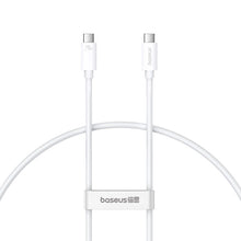 Заредете изображение във визуализатора на галерията – Baseus CB000068 USB-C - USB-C cable 240W PD 8K 60Hz 1m - white
