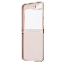 Заредете изображение във визуализатора на галерията – Original Case GUESS - hardcase Leather 4G Triangle Strass GUHCZF5P4TDPP  for Samsun Galaxy Z Flip 5 Pink

