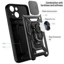 Заредете изображение във визуализатора на галерията – Slide Camera Armor Case for Samsung Galaxy S23 Black
