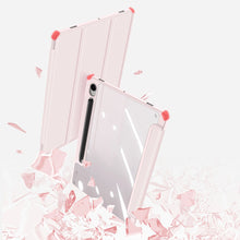 Заредете изображение във визуализатора на галерията – Dux Ducis Toby case with flip stand for Samsung Galaxy Tab S9 FE - pink
