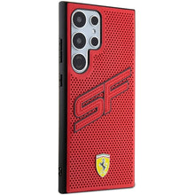 Заредете изображение във визуализатора на галерията – Original FERRARI hardcase Big SF Perforated FEHCS24LPINR for Samsung Galaxy  S24 Ultra Red
