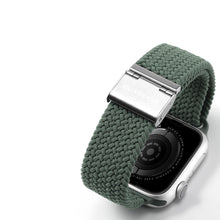 Заредете изображение във визуализатора на галерията – Dux Ducis Strap (Mixture II Version) strap for Apple Watch SE, 8, 7, 6, 5, 4, 3, 2, 1 (41, 40, 38 mm) braided bracelet olive green
