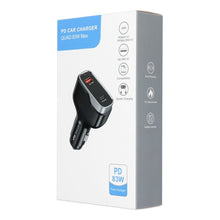 Заредете изображение във визуализатора на галерията – Car charger USB QC 3.0 18W + Type C PD 65W CC53-1A1C (Total 83W)
