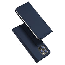 Заредете изображение във визуализатора на галерията – Dux Ducis Skin Pro Wallet Case for iPhone 15 Pro - Blue
