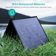 Заредете изображение във визуализатора на галерията – Choetech foldable solar charger 120W 1 x USB Type C / 1 x USB Type A (SC008 NEW)
