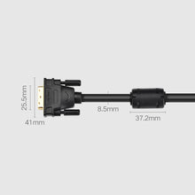 Заредете изображение във визуализатора на галерията – Ugreen DVI (24+1) - DVI (24+1) 2m black (DV101)
