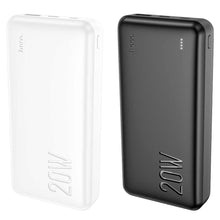 Заредете изображение във визуализатора на галерията – Hoco power bank 20 000mah with lcd pd20w + qc3.0 j87a white - TopMag
