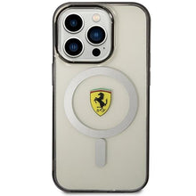 Заредете изображение във визуализатора на галерията – Ferrari FEHMP14LURKT iPhone 14 Pro 6.1" clear/transparent hardcase Outline Magsafe

